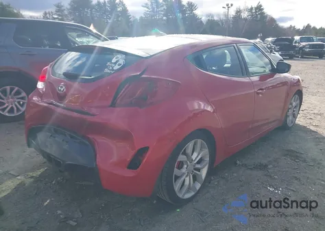 2013 Hyundai Veloster Base W/Black z USA, uszkodzony, nr VIN KMHTC6AD8DU095071